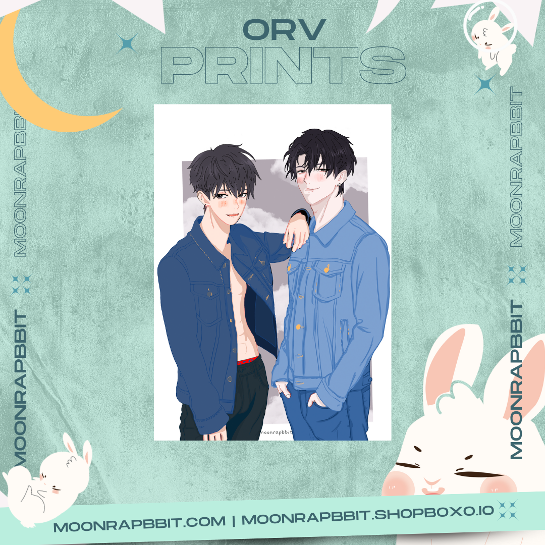 ARTPRINT: ORV OTP DOKJA AND JOONGHYUK DENIM POSTCARDS