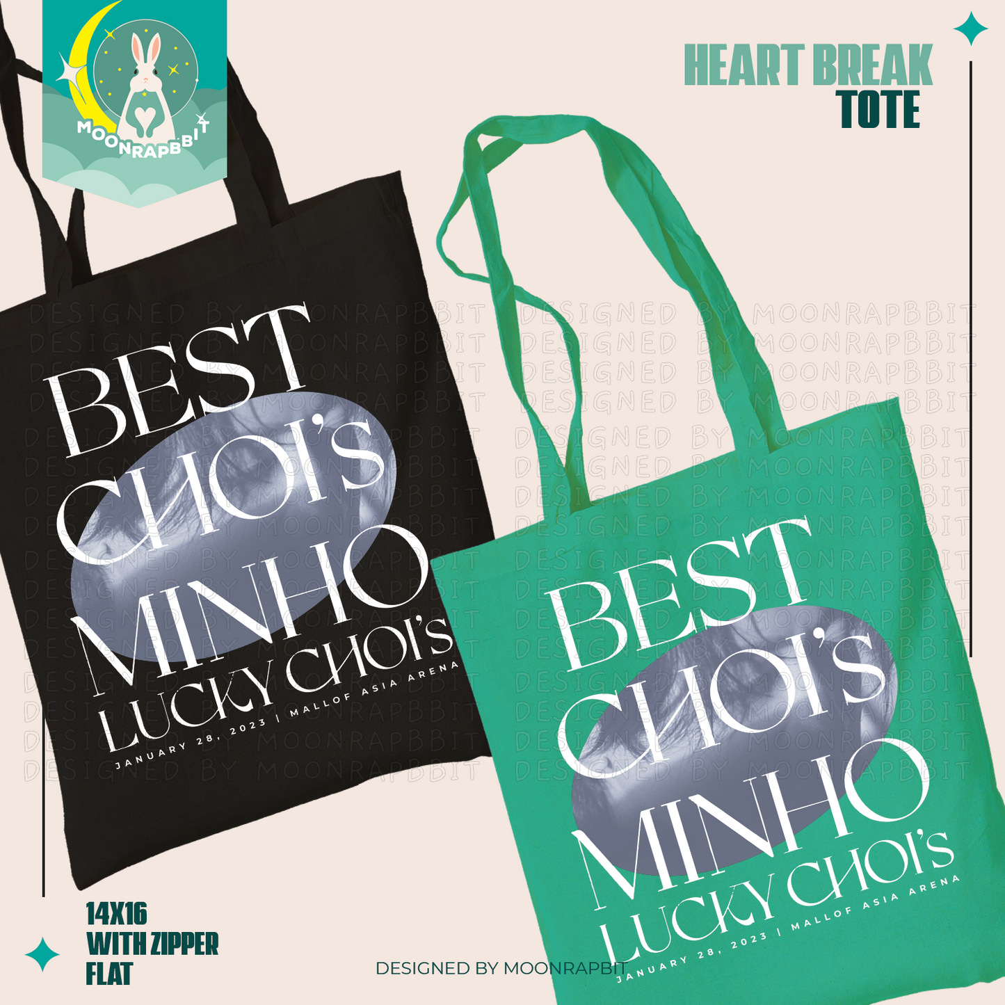 BEST CHOI'S MINHO LUCKY CHOI'S TOTE BAG