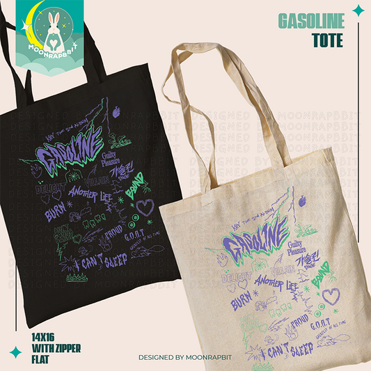 GASOLINE TOTE BAG