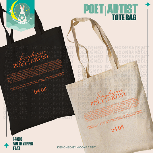 POET | ARTIST JONGHYUN TOTE BAG