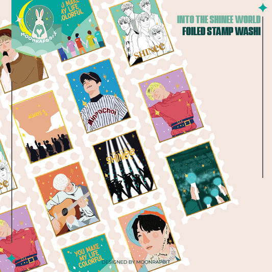 INTO THE SHINee WORLD FOILED STAMP WASHI